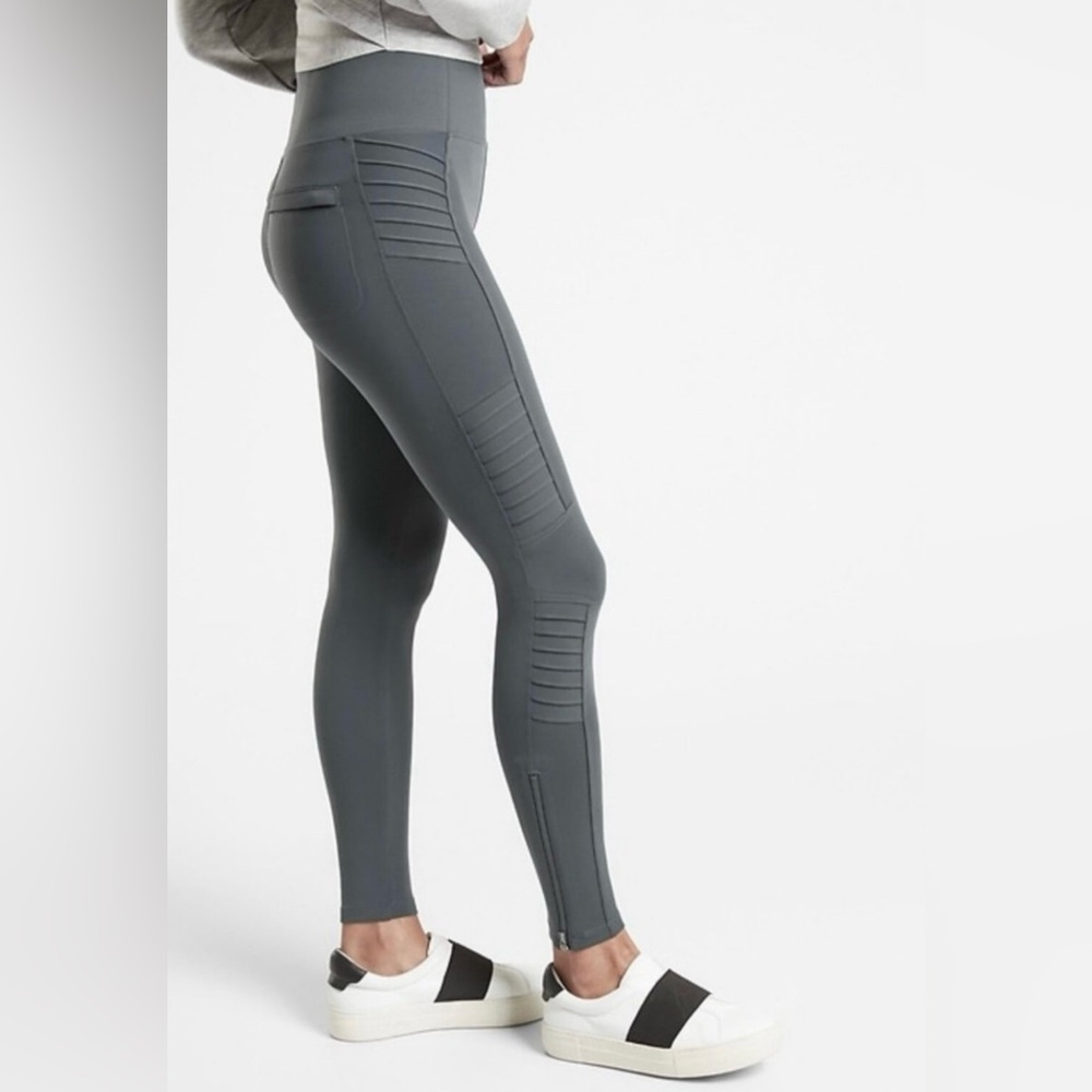 Athleta Delaney Moto Tight Leggings